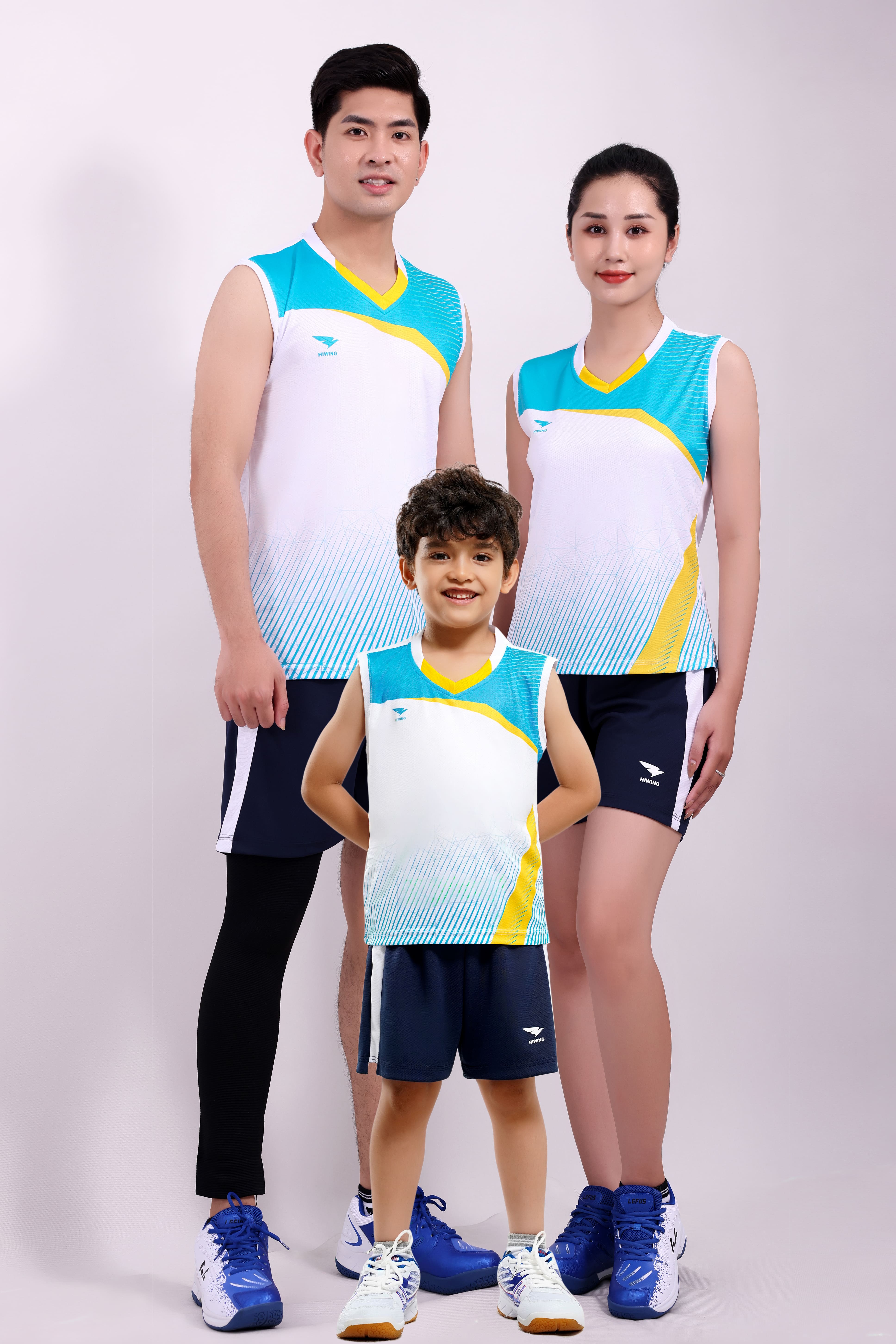 Áo bóng chuyền Nam Hiwing H11 chính hãng - Màu Trắng